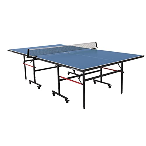 STIGA Advantage Competition-Ready Indoor Table Tennis Tables 95% Preassembled Out of the Box with Easy Attach and Remove Net - Multiple Styles Available