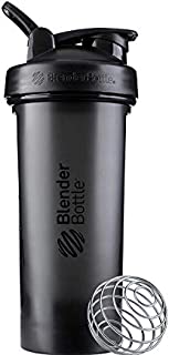 BlenderBottle Classic V2 Shaker Bottle Perfect for Protein Shakes and Pre Workout, 28-Ounce, Black