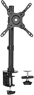 VIVO Black Ultra Wide Screen TV and Monitor Desk Mount, Adjustable Height and Tilt Stand for Screens up to 42 inches, STAND-V101C