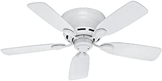 Hunter Fan Company 51059 Hunter Indoor Low Profile IV Ceiling Fan with Pull Chain Control, 42