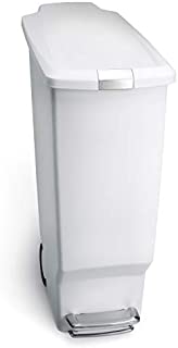 simplehuman trash can, 40 Liter, White