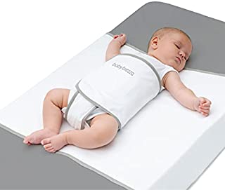 Baby Brezza Safe Sleep Swaddle Blanket for Crib Safety for Newborns and Infants  Safe, Anti-Rollover Blanket in White, by Tranquilo Reste