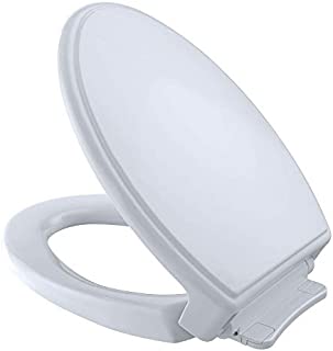 TOTO SS154#01 Traditional SoftClose Elongated Toilet Seat, Cotton White