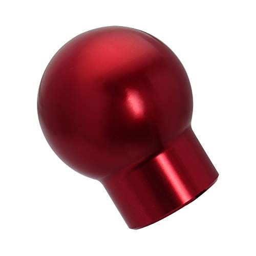 Gear Shift Knob, GIDIBII Aluminum Alloy Weighted Car Shifter Knobs Manual Stick Lever Cover for Focus ST/RS, Fiesta ST, Manual Subaru/Toyota/Scion (Red)