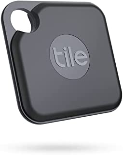 Tile Pro (2020) 1-pack - High Performance Bluetooth Tracker, Keys Finder and Item Locator for Keys, Bags, and More; 400 ft Range, Water Resistance and 1 Year Replaceable Battery