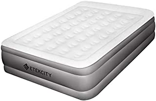 Etekcity Air Mattress with Built-in Pump, Queen Size Height 16.5