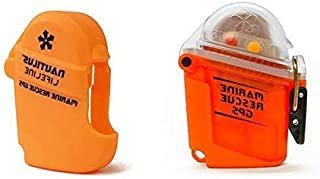 Nautilus LifeLine Marine GPS and Silicone Pouch w/ free Coil Lanyard (Orange)