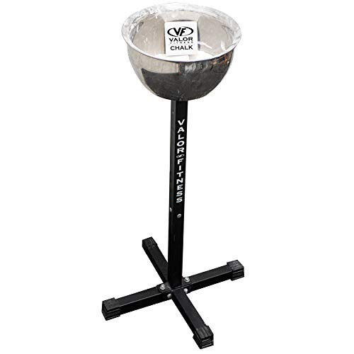 Valor Fitness CH-1 Chalk Holder Station for Home or Commercial Gyms, Including CH-2 Gym Chalk for Improved Grip and Performance While Weightlifting, Rock Climbing, or Cross Training