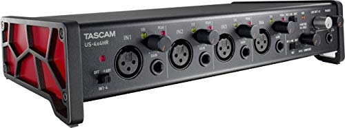 Tascam US-4x4HR 4 Mic 4IN/4OUT High Resolution Versatile USB Audio Interface (US4X4HR)