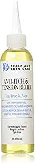 Design Essentials Scalp & Skin Care Anti-itch & Tension Relief, Yellowish Tea Tree & Aloe 4 Fl Oz