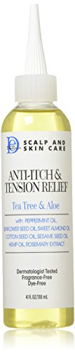 Design Essentials Scalp & Skin Care Anti-itch & Tension Relief, Yellowish Tea Tree & Aloe 4 Fl Oz