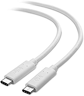 USB-IF Certified Cable Matters USB C to USB C Charging Cable (USB C Charge Cable, USB C Power Cable, USB-C Charger Cable) with 100W Power Delivery in White 6.6 Feet (USB 2.0 Speed, No Video Support)