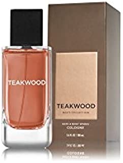 Bath and Body Works Teakwood Men's Collection 3.4 Ounce Cologne Spray New In Box