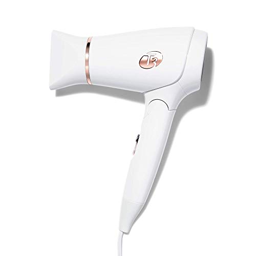 T3 - Featherweight Compact Folding Hair Dryer | Lightweight & Portable Dual Voltage Travel Hair Dryer | T3 SoftAire Technology for Fast, Healthy, and Frizz-Free Blow Drying | Includes Storage Bag
