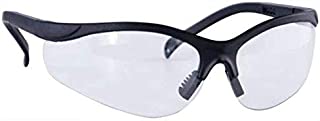 Caldwell Adjustable Pro Range Glasses with Clear Lenses and Black Frame for Outdoor, Range, Shooting, Competition and Hunting