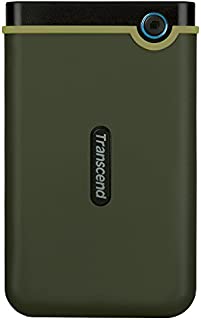 Transcend 2TB USB 3.1 Gen 1 StoreJet 25M3G SJ25M3G Rugged External Hard Drive TS2TSJ25M3G, Military Green