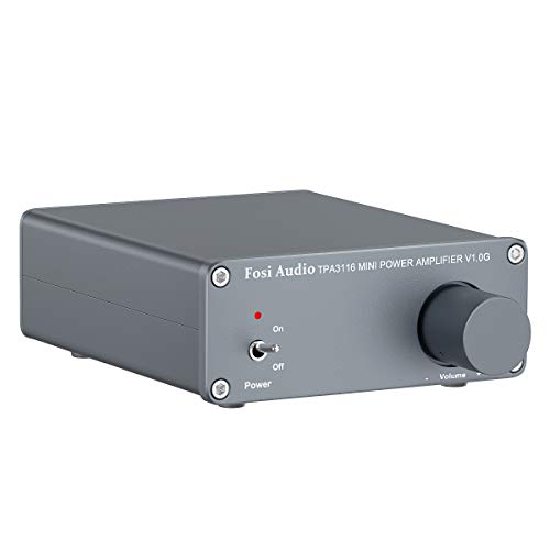 2 Channel Stereo Audio Class D Amplifier Mini Hi-Fi Professional Digital Amp for Home Speakers 50W x 2 - V1.0G