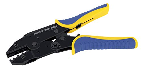 Haisstronica Crimping Tool for Non-Insulated Terminal,AWG 22-6 Ratchet Wire Crimper Tool,Wire Terminal Crimper HS-7327