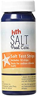 HTH 67005 Test Strips Salt Swimming Pool Chemical Tester, 10 ct