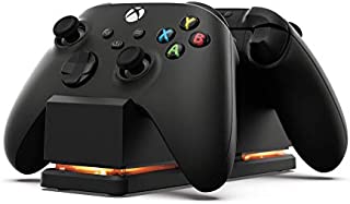 PowerA Dual Charging Station for Xbox - Black, Wireless Controller Charging, Charge, Rechargeable Battery, Xbox Series X|S, Xbox One - Xbox Series X