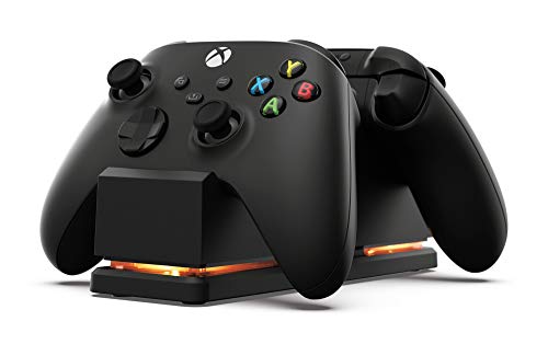 PowerA Dual Charging Station for Xbox - Black, Wireless Controller Charging, Charge, Rechargeable Battery, Xbox Series X|S, Xbox One - Xbox Series X