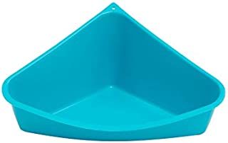 Lixit Corner Litter Pan for Ferrets and Rabbits (Blue)