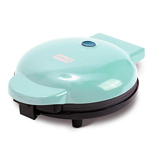 Dash DEWM8100AQ Express 8 Waffle Maker Machine for Individual Servings, Paninis, Hash browns + other on the go Breakfast, Lunch, or Snacks, 8 Inch, Aqua