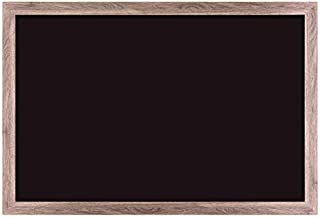 U Brands Magnetic Chalkboard, 36 x 24 Inches, Rustic Wood Frame (4549U00-01)