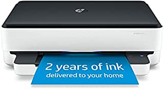 HP ENVY 6075 Wireless All-in-One Printer, Includes 2 Years of Ink Delivered, Mobile Print, Scan & Copy, Works with Alexa (8QQ97A)