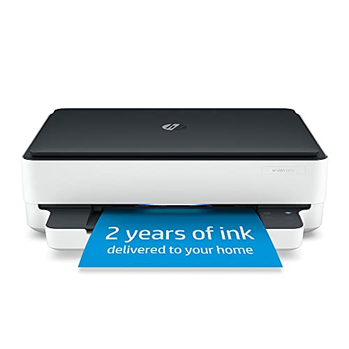 HP ENVY 6075 Wireless All-in-One Printer, Includes 2 Years of Ink Delivered, Mobile Print, Scan & Copy, Works with Alexa (8QQ97A)