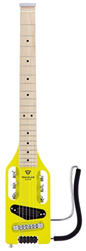 Ultra-Light Electric Travel Guitar w/Gig Bag (Electric Yellow)