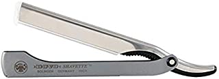 DOVO Silver Shavette Satin Finish Straight Razor Set