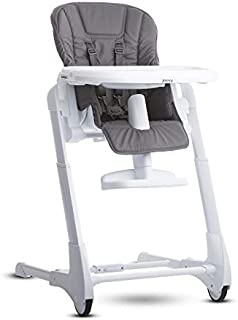 Joovy Foodoo High Chair, Reclinable Seat, Adjustable Footrest, 8 Height Positions, Charcoal