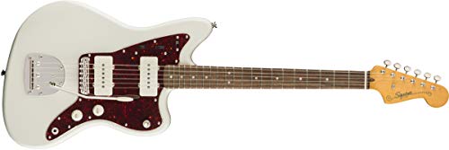 Squier by Fender Classic Vibe 60's Jazzmaster Electric Guitar - Laurel - Olympic White