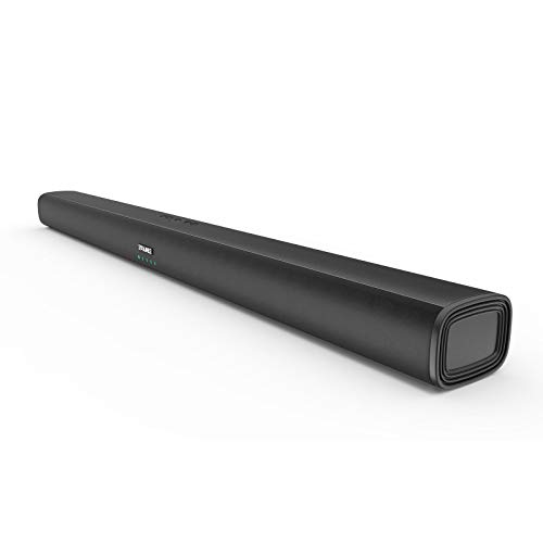 Sound Bars for TV, SAKOBS Three Equalizer Mode Audio Speaker for TV with Built-in 4 Speakers, 37 Inch Wired & Wireless Bluetooth Stereo Soundbar, Optical/Aux/RCA Connection, Remote Control