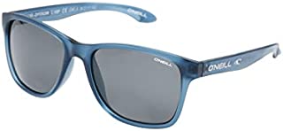 O'Neill Offshore Polarized Square Sunglasses, Matte Navy Crystal, 55 mm