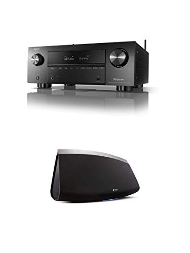 Denon AVR-X3700H - 8K AV Receiver with Heos 5 Gen 2 in Black Bundle