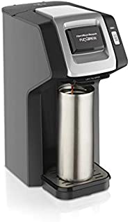 Hamilton Beach 49974 FlexBrew Single-Serve Coffee Maker Compatible with Pod Packs and Grounds, Black