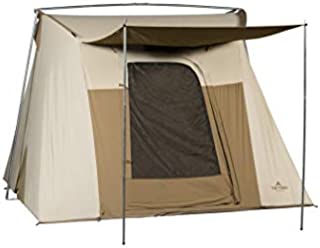 TETON Sports Mesa 10 Canvas Tent; 6 Person Family Camping Tent, Room with a View