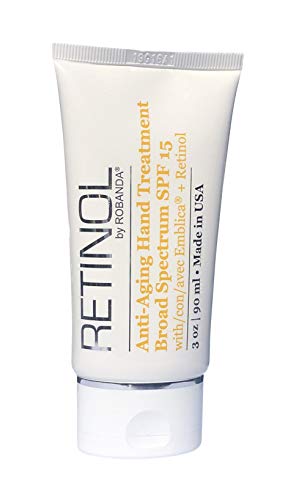 Retinol by Robanda Anti-Aging Hand Treatment  Broad Spectrum SPF 15 + Retinol