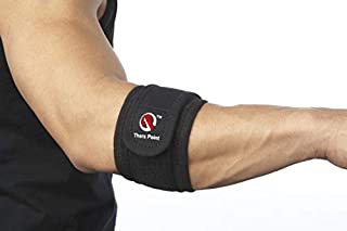 Thera Point Acupressure Tennis Elbow Brace with Acupressure Point for Tendonitis - Relief for Men & Women with Golfer's Elbow - Comfortable Sleeve for Golf Elbow Treatment