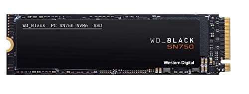 WD_Black 500GB SN750 NVMe Internal Gaming SSD Solid State Drive - Gen3 PCIe, M.2 2280, 3D NAND, Up to 3,430 MB/s - WDS500G3X0C