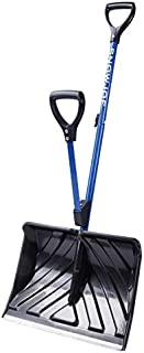 Snow Joe SJ-SHLV20 Shovelution Back Saving Telescoping Snow Shovel | Poly Blade | 20-in