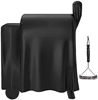 X Home Grill Cover for Traeger Pro 575 & 22 Series, Heavy Duty Waterproof Pellet Grill Cover with Zipper, Easy Take On & Off, Full-Length Design