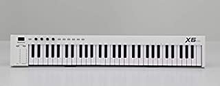 midiplus MIDI Keyboard Controller, (X6 mini),white (Renewed)