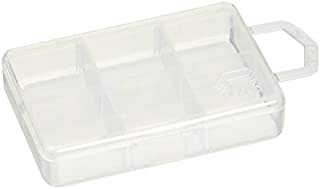 Plano Micro 6 Compartment Tackle Storage Box, Premium Tackle Storage, Clear, One Size (105000)