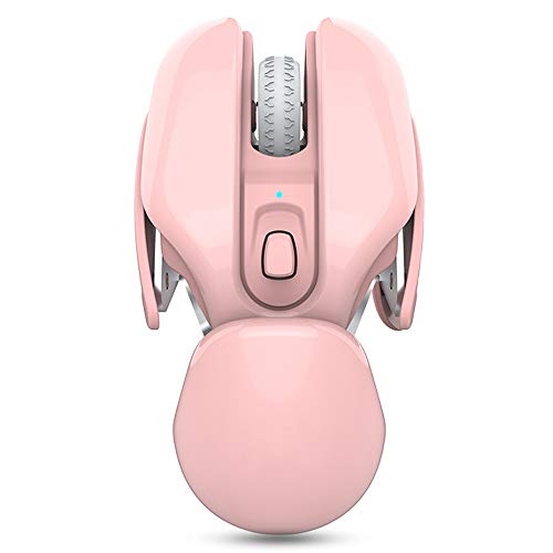 2.4GHz Silent Wireless Gaming Mouse, Rechargeable, Ergonomic, Adjustable 1600 DPI Mouse, Special Mouse for Computer Office Games