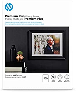 HP Premium Plus Photo Paper | Soft Gloss | 8.5x11 | 50 Sheets