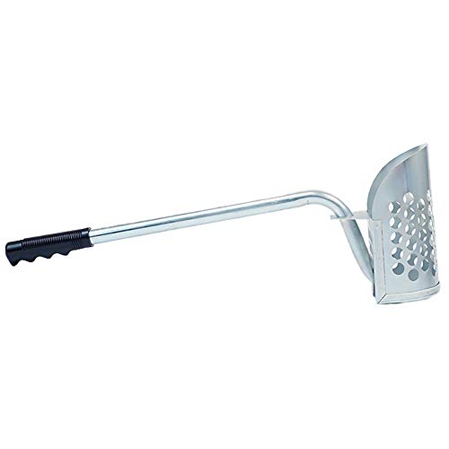 Dune Scoops Galvanized Metal Long Handle Sand Scoop for Metal Detecting