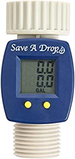 P3 Save A Drop Water Flow Meter | Measure Gallon Usage From an Outdoor Garden Hose | Helps Conserve Water